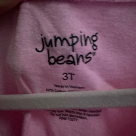 Jumping Beans 3T Pink Unicorn Girls Short Sleeve Top Blouse - Picture 4 of 5